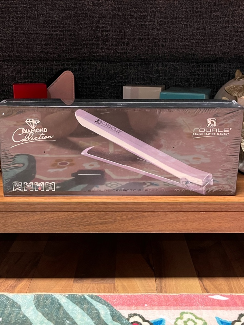 Diamond Collection Pink Ceramic Hair Straightener